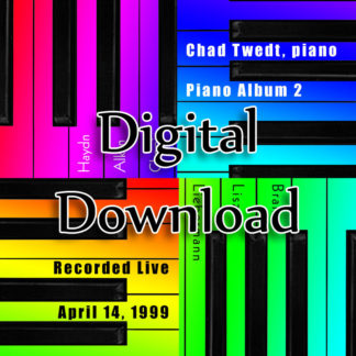 MP3 Album:  Piano Album 2 (Chad Twedt)